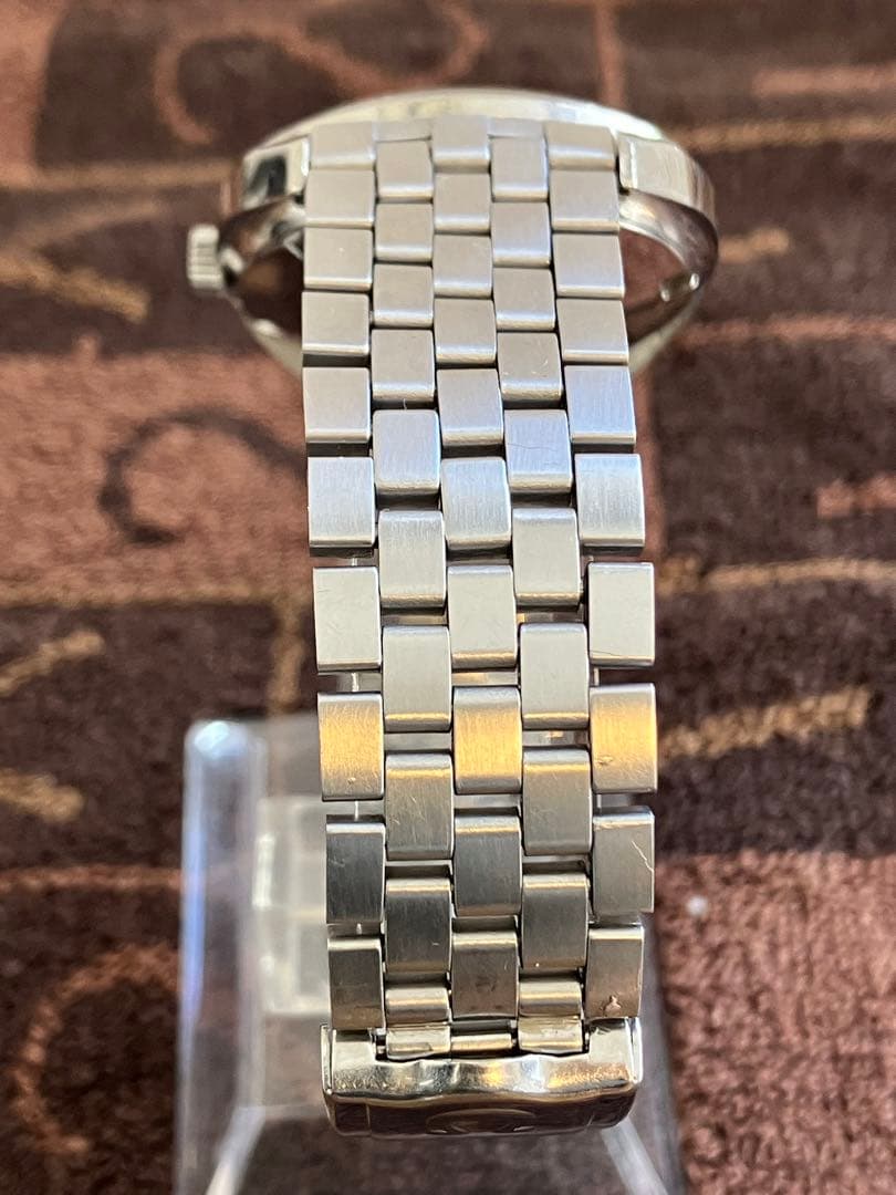 テクノス スカイライト アンティーク 12角 オメガ純正ブレス FF518 美品 テクノス スカイライト アンティーク 12角 オメガ純正ブレス FF518 美品