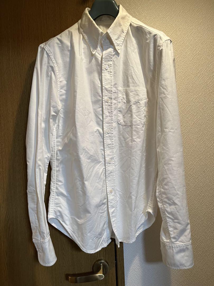BAND OF OUTSIDERS 白 オックスフォード　長袖シャツ　Sサイズ