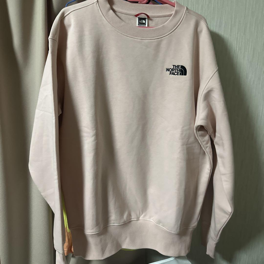 THE NORTH FACE ピンク クルーネック スウェット