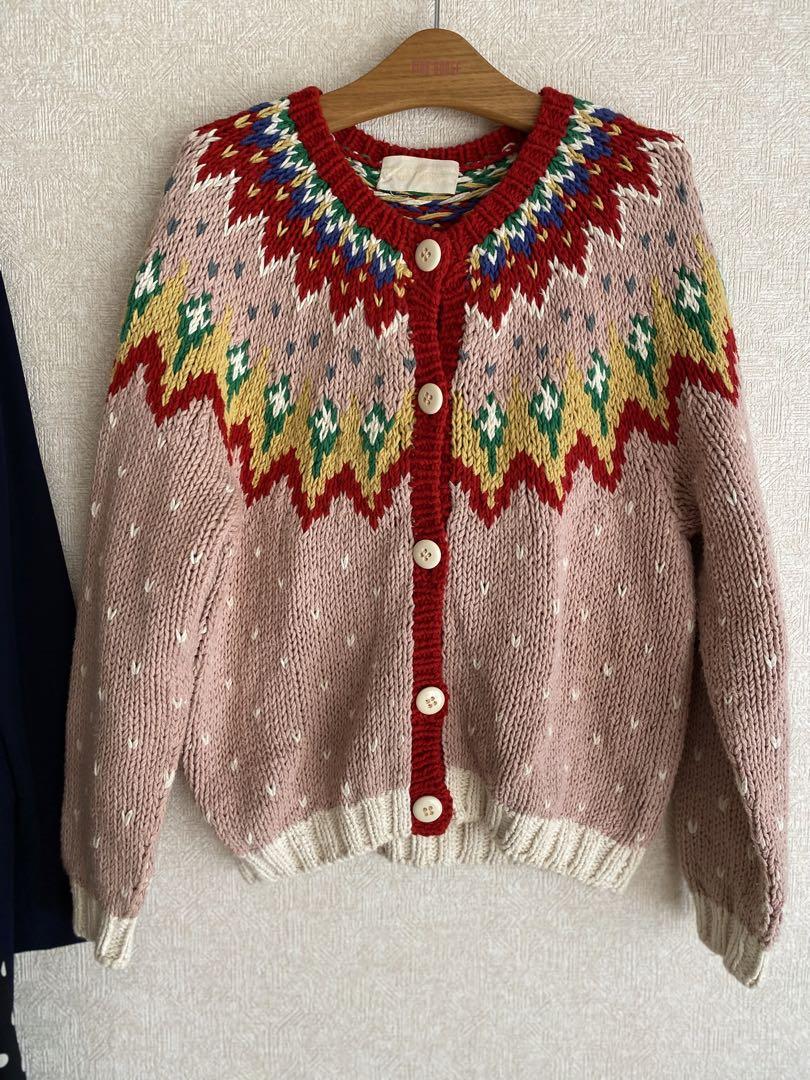 ピンクハウス　80年代　ニット　カーディガン