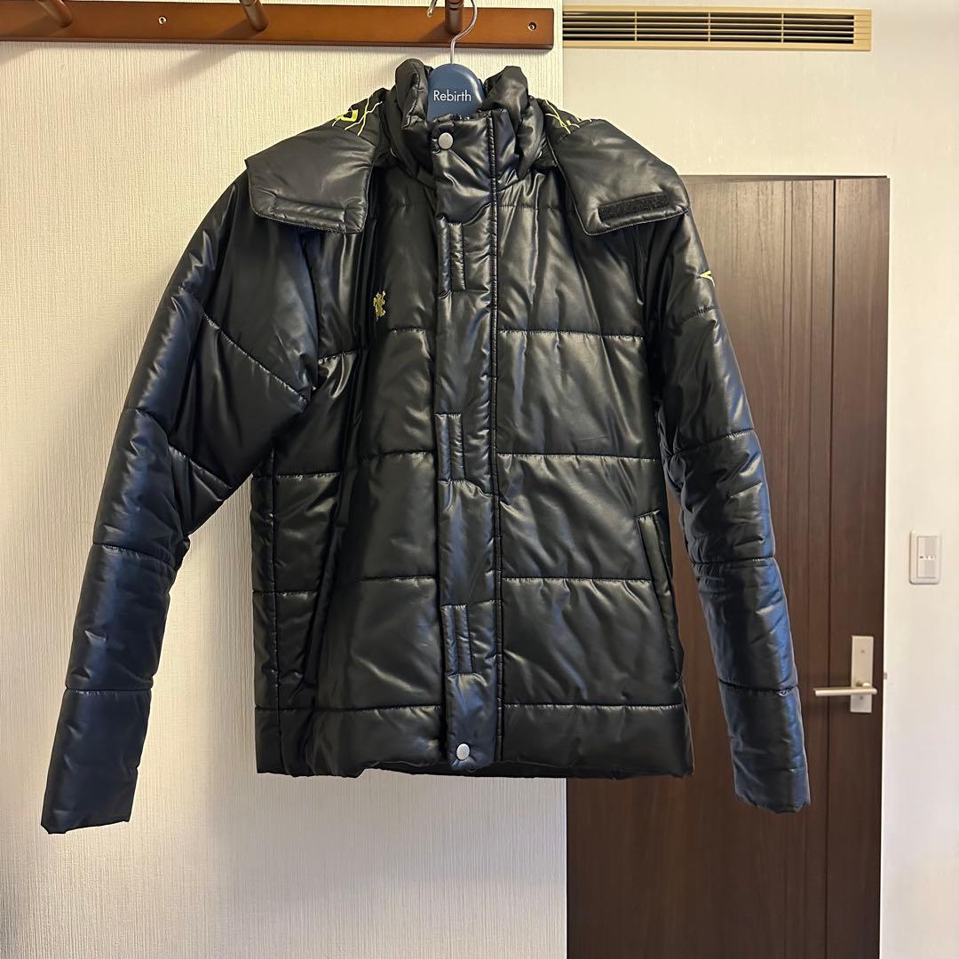 umbro 黒 ダウンジャケット フード付き