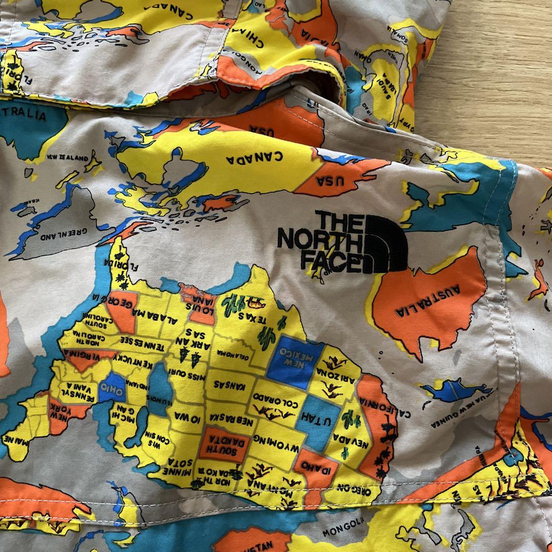 THE NORTH FACE キッズ110 ノベルティコンパクトジャケット 地図