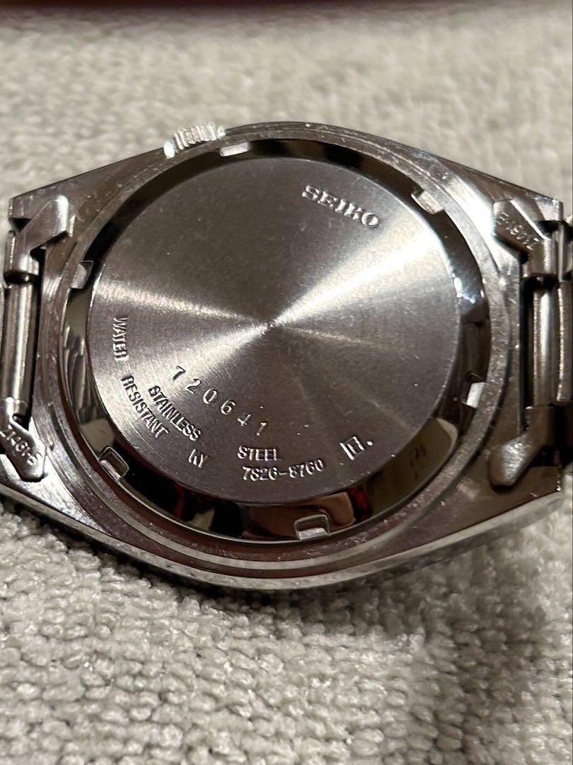 SEIKO５ 自動巻き時計 シルバー ホワイト