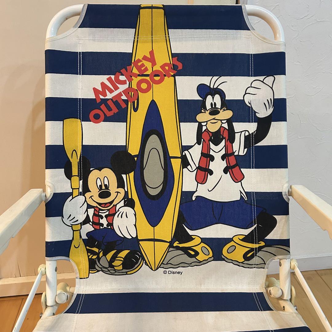☆ディズニー☆ ミッキー　グーフィー　ロゴス　折りたたみ　チェア　キャンプ