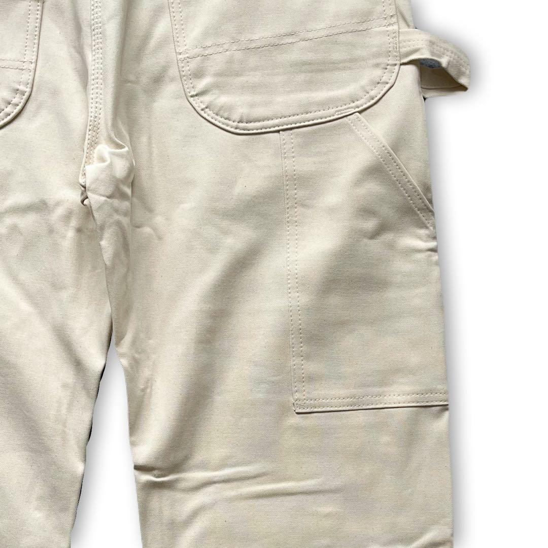 新品34x30 ナチュラル DICKIES ダブルニー ペインター パンツ