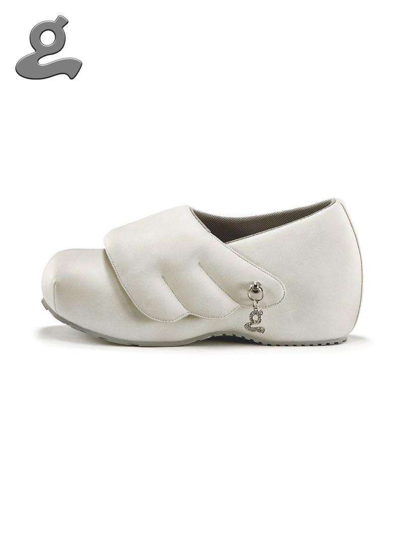 GRAPE Hotel Wings Platform Shoes ホワイトy2k