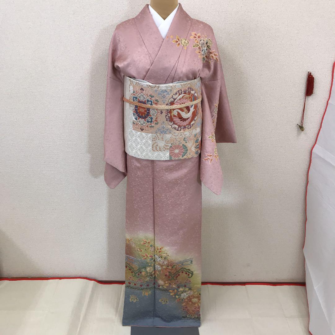 高品質豊富な 正絹 訪問着 着物 袋帯セット qfNOh-m52221174981 作家もの 辻ヶ花 新作特価