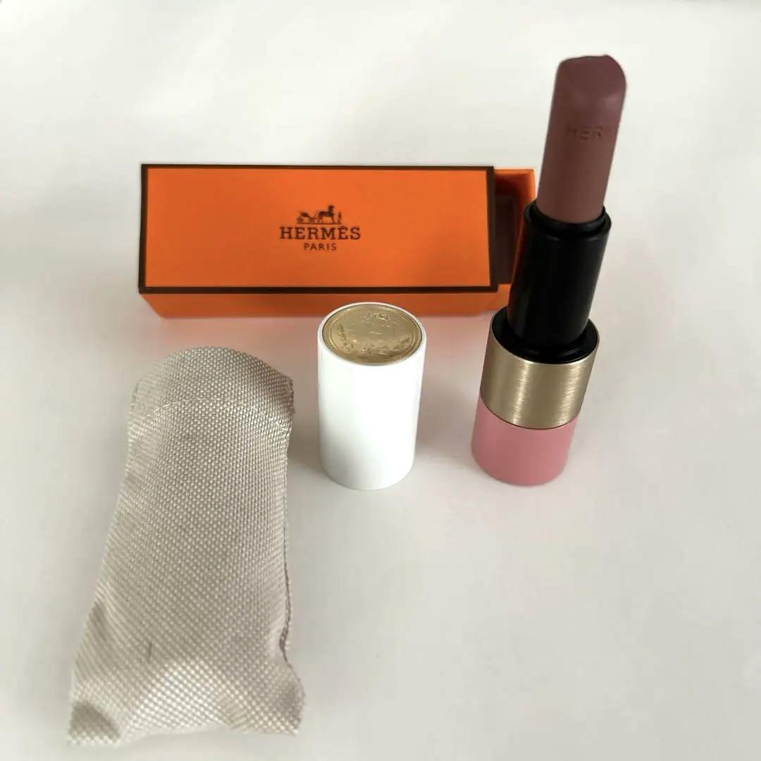 HERMES エルメス 口紅　リップ　49ローズアレーヴル　イタリア製