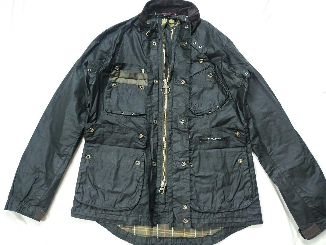 ほぼ新品 Barbour　Brompton wax jkt M