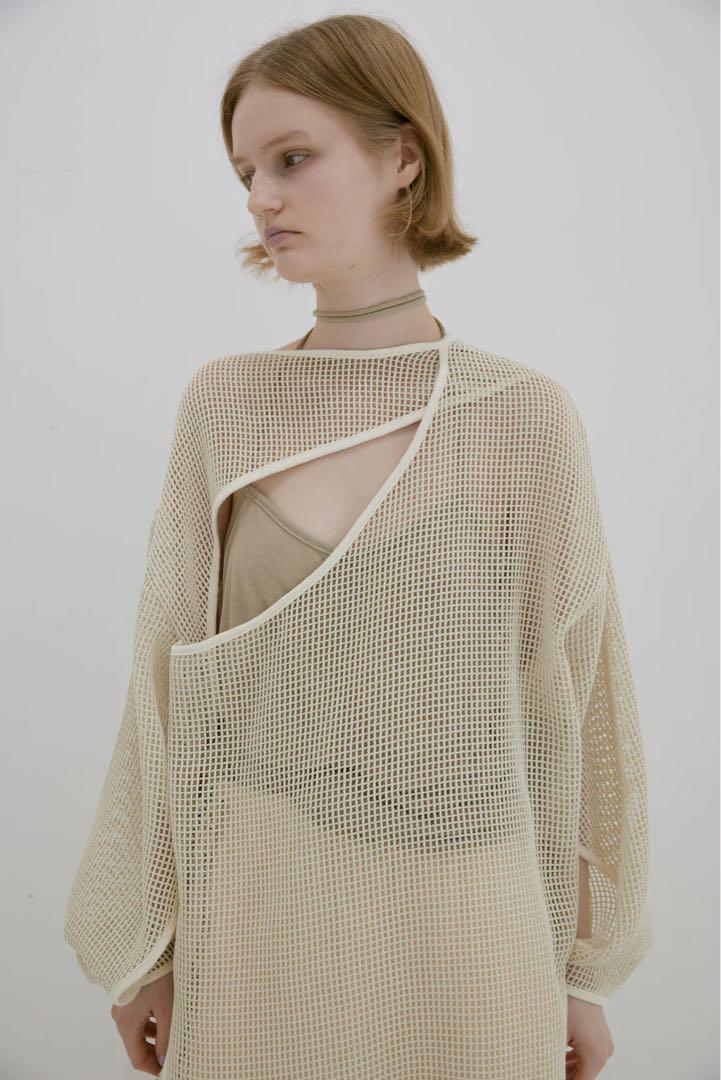 トップス SOLOV APOLLO COTTON MESH TOPS