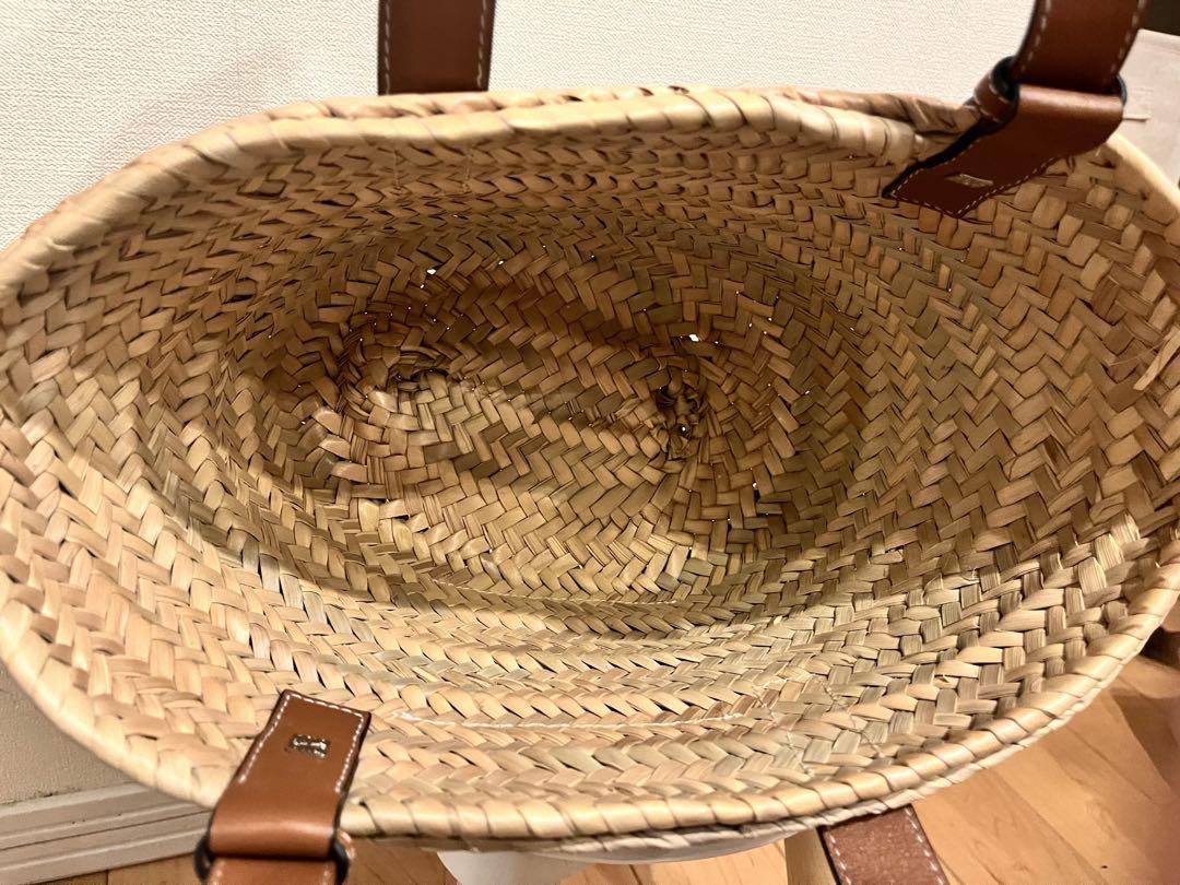 【美品】LOEWE ロエベ バスケットバッグ スモール カゴバッグ ナチュラル