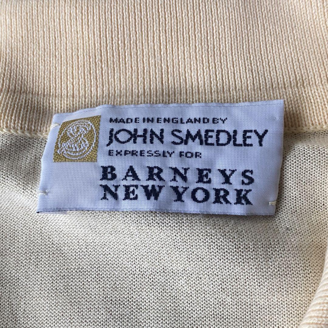 【美品】JOHN SMEDLEY 半袖ニットポロ イエロー スキッパー 80s 美品】JOHN SMEDLEY 半袖ニットポロ イエロー スキッパー 80s