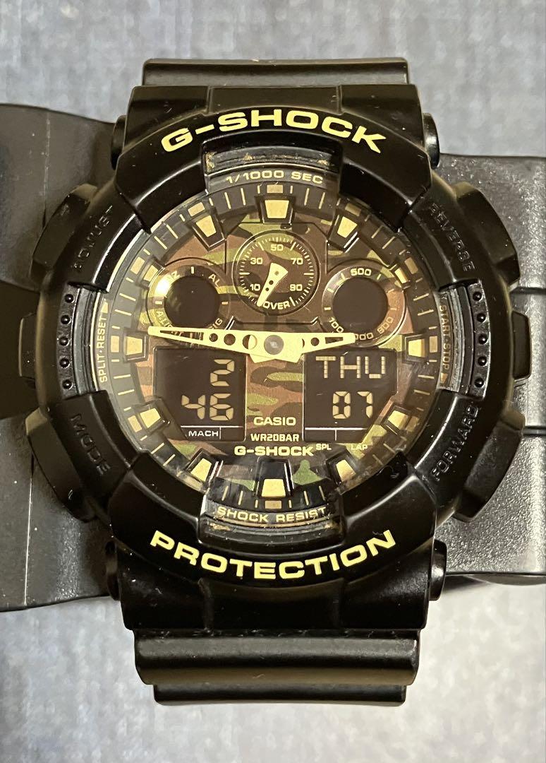 極美　CASIO カシオG-SHOCK Gショック　GA-100CF-1A9JF