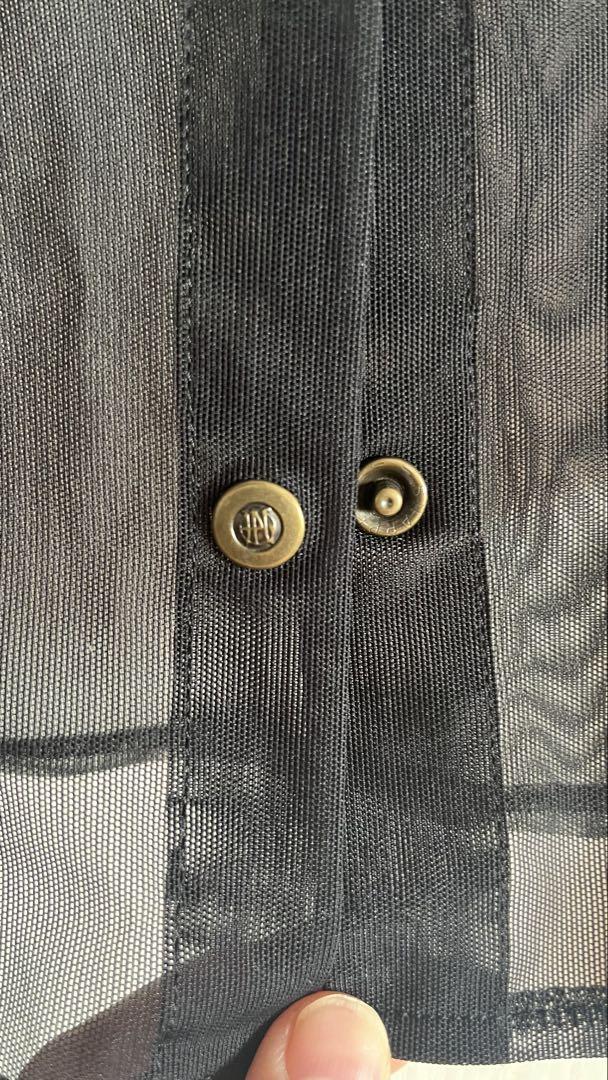 期間限定】Jean Paul GAULTIER シースルー シャツ 黒