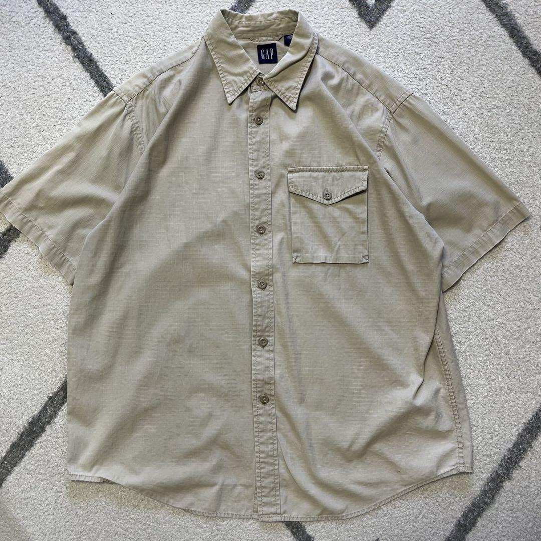 90s Old GAP Shirt 半袖コットンシャツ