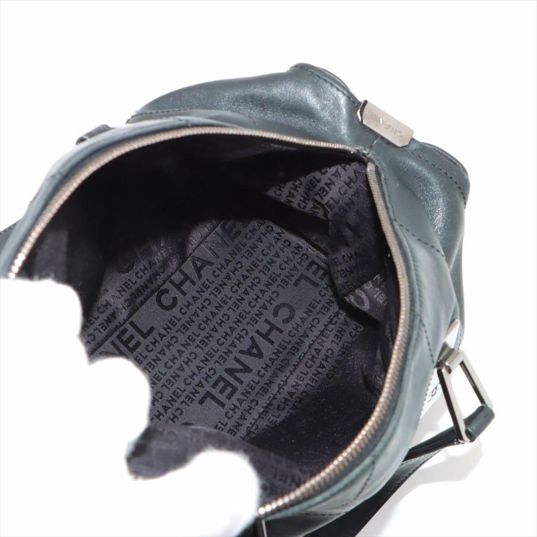 CHANEL　シャネル　チョコバー　ラムスキン　ハンドバッグ　ブラック