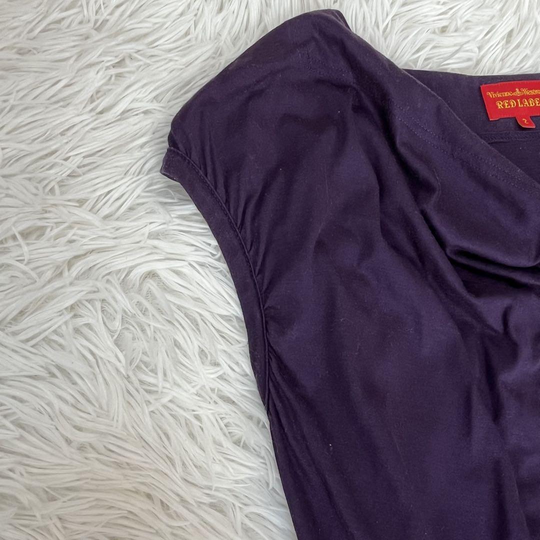 美品】Vivienne Westwood 変形ワンピース アシメ 紫 2 - メルカリ