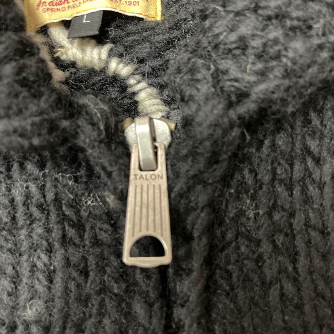 インディアン モーターサイクル ロゴ ネイティブ 柄 カウチンセーターL Indian Motocycle WWW_HOMU-JOURNEY_COM