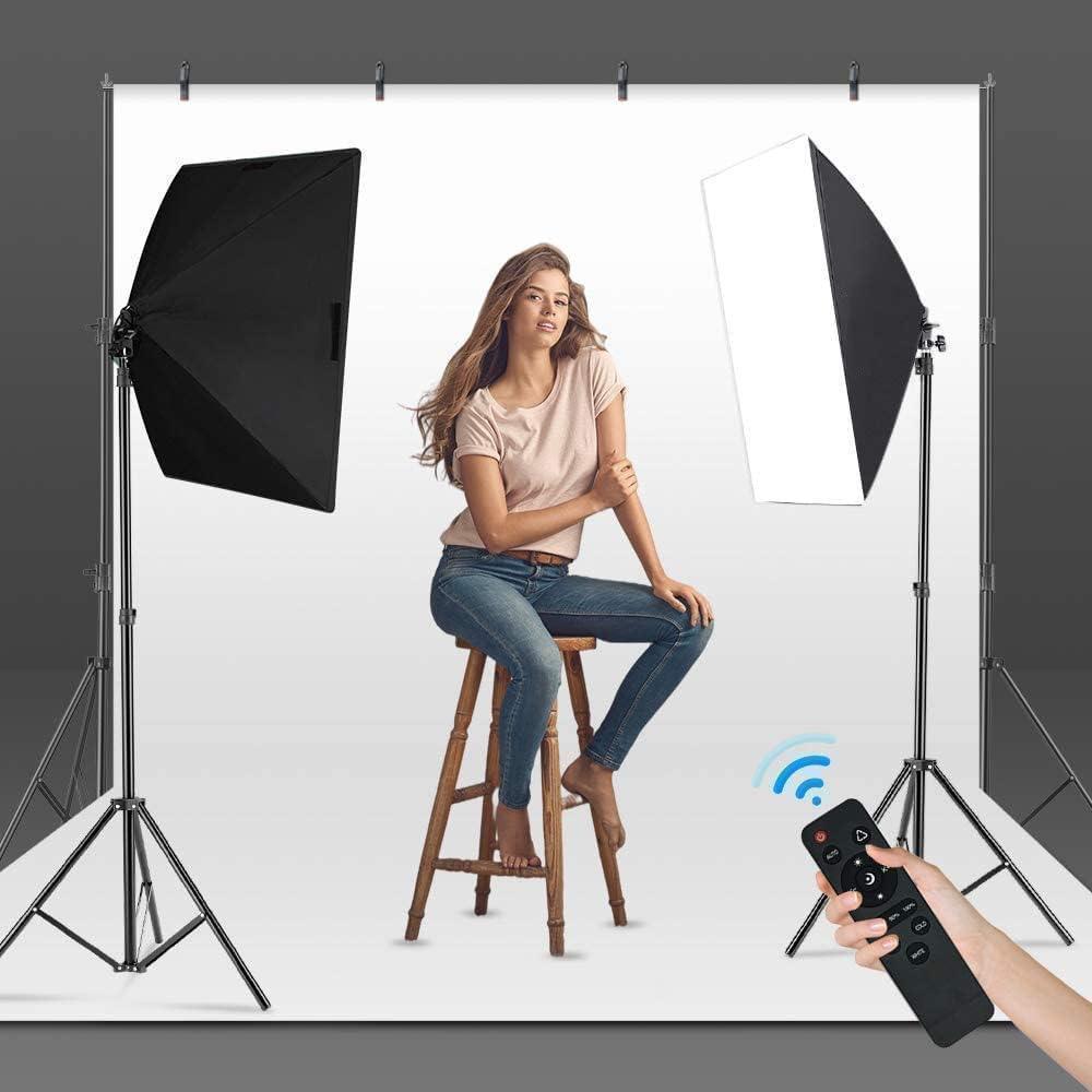 ソフトボックス LED撮影用ライト 写真撮影  50x70cm 照明キット
