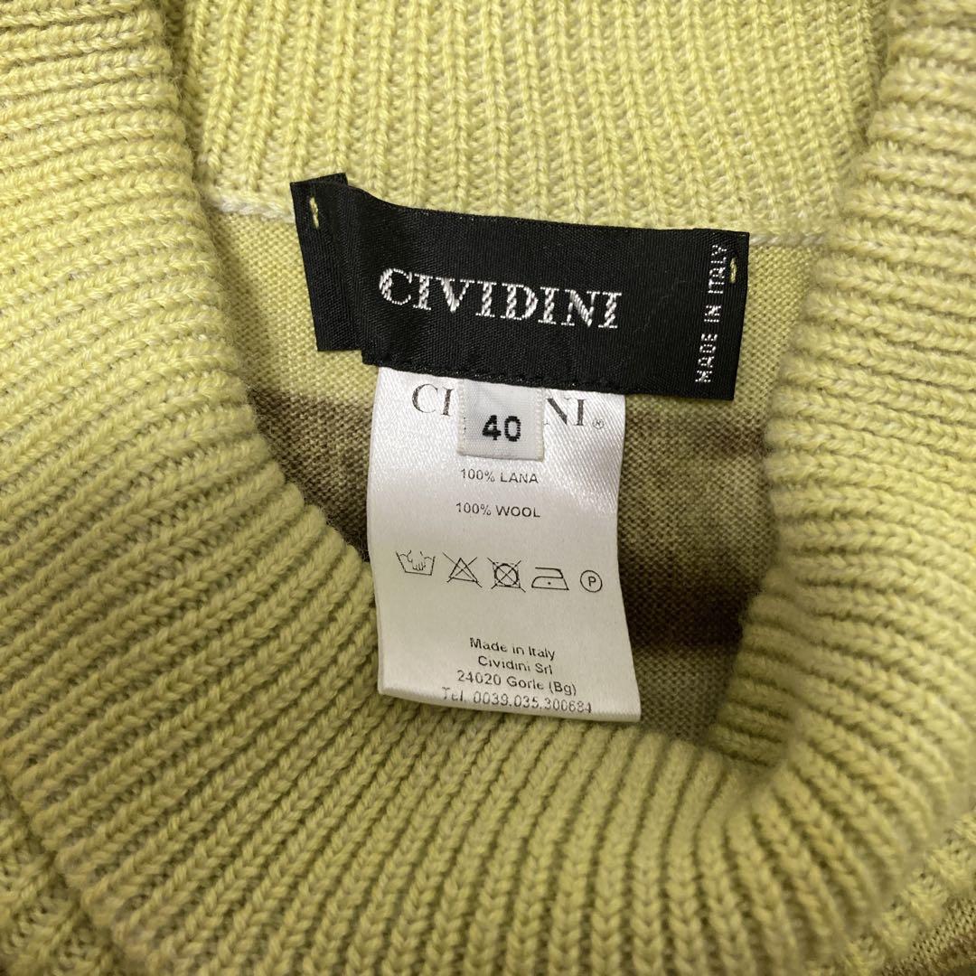 CIVIDINI チヴィディーニ イタリー製 ニットセーター サイズ40