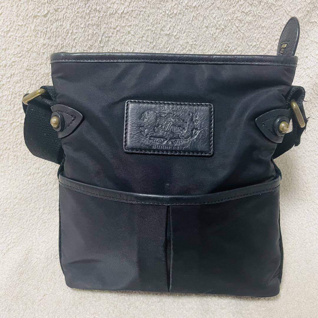 BURBERRY バーバリー ショルダーバッグ ナイロン レザー ノバチェック 画像2