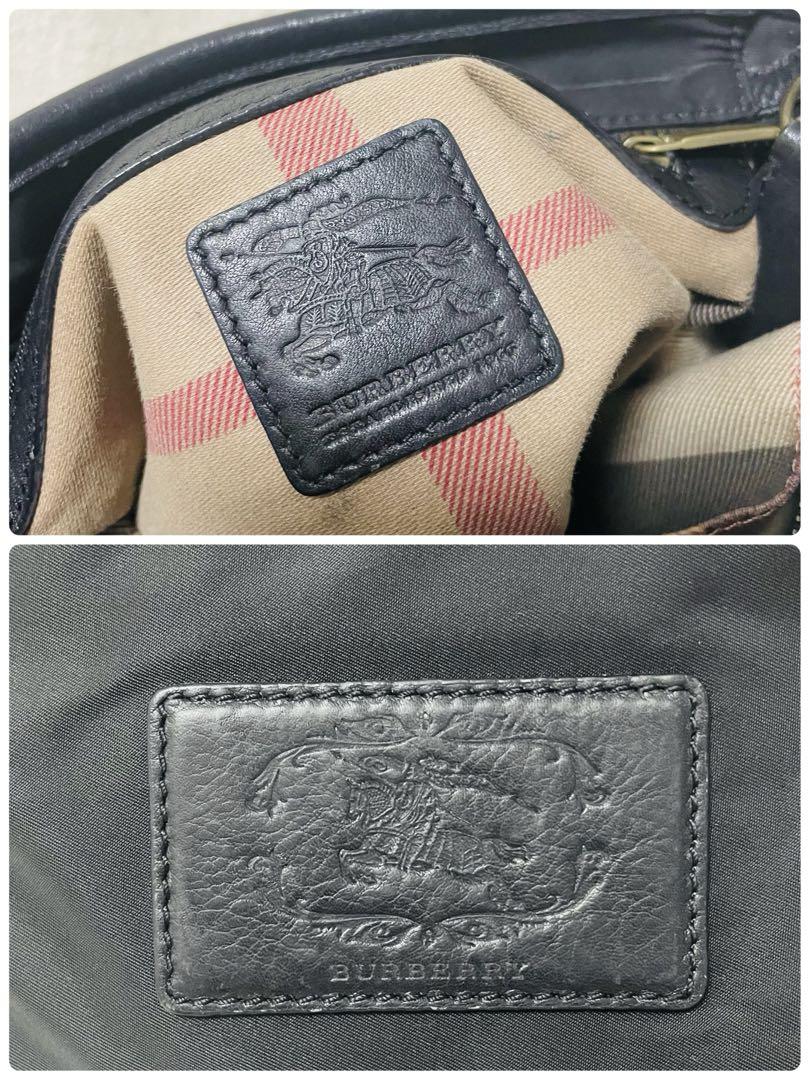 BURBERRY バーバリー ショルダーバッグ ナイロン レザー ノバチェック 画像8