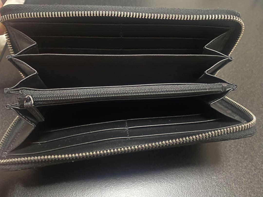 Gucci ブラック 長財布 GG