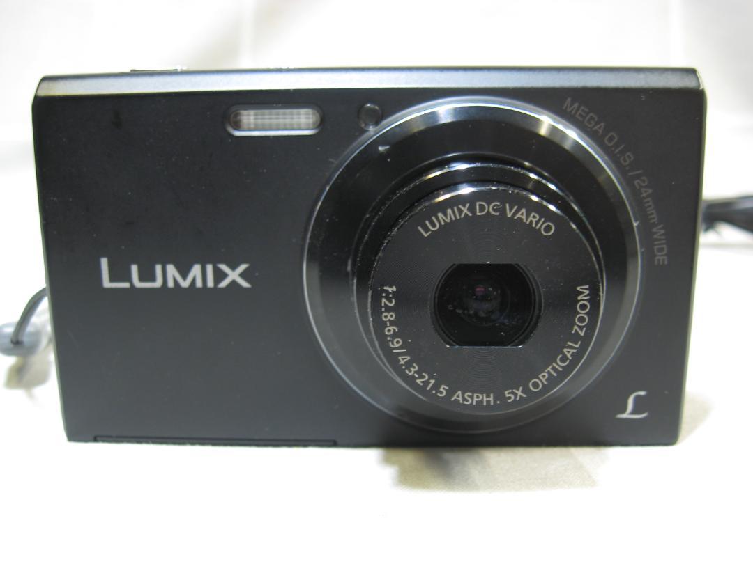 【今日の超目玉】 LUMIX 完動美品】パナソニック DMC-FH10 スリムデジカメ ブラック デジタルカメラ