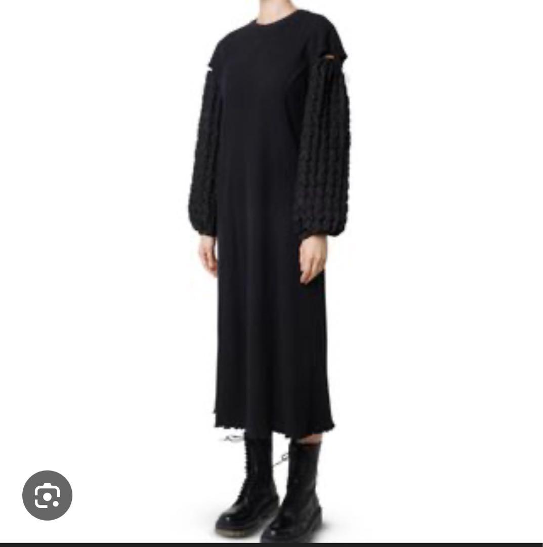 ルシェルブルー ジャージー リブ ロングワンピースM LE CIEL BLEU