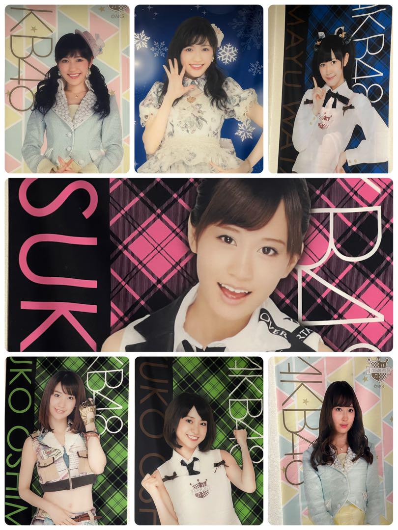 AKB48 等身大タペストリー　7点セット　難あり　前田　大島　渡辺　小嶋