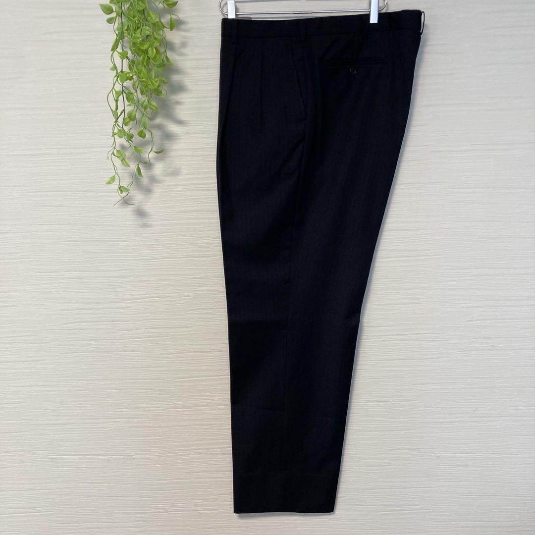 solestevo ダブルスーツブラック×ストライプ 大きいサイズ 3L