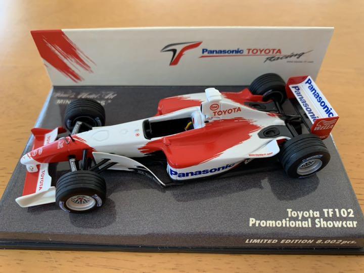直筆サイン入り ミニチャンプス TOYOTA TF102 サロ