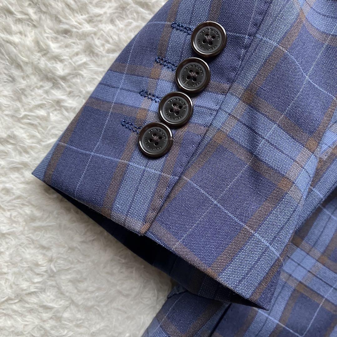 BURBERRY BLACK LABEL チェック テーラードジャケット 背抜き