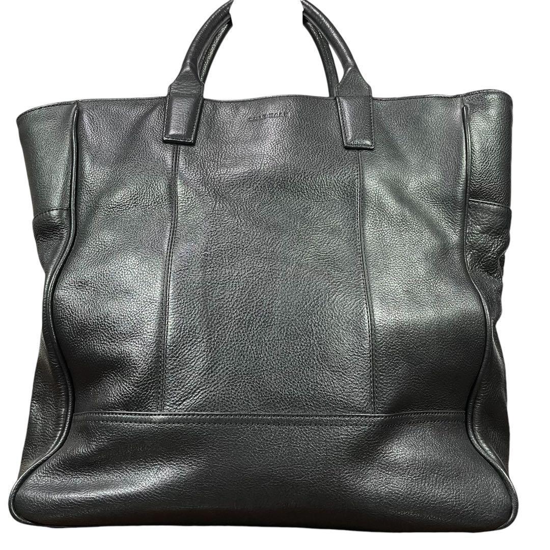 【極美品】コールハーン クロコ型押し センター取り トートバッグ レザー 黒 極美品】COLE HAAN コールハーン クロコ型押し センター取り
