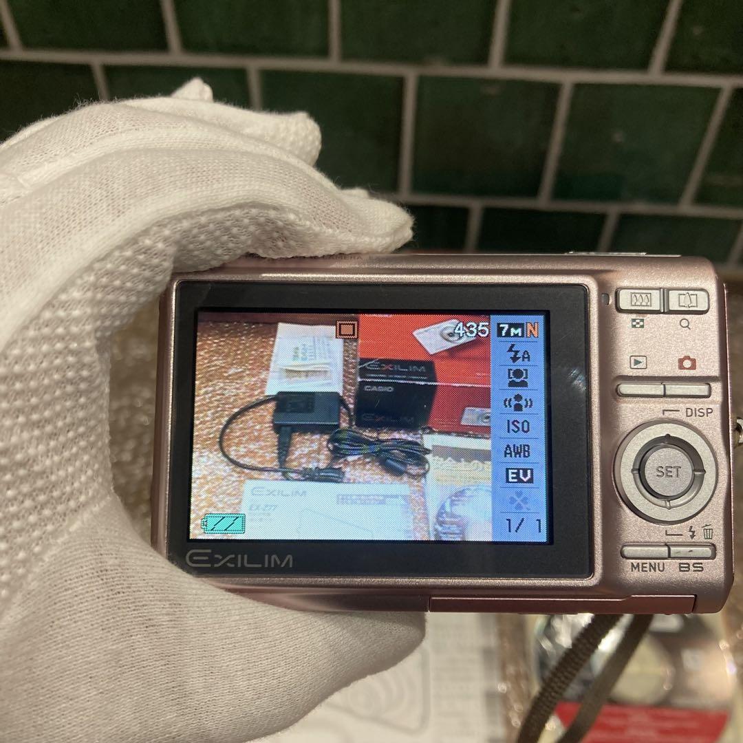 【完動品】ピンク　CASIO EXILIM EX−Z77 オールドデジカメ