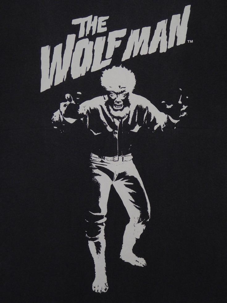ユニバーサルスタジオ モンスターズ『ビンテージTシャツ』WOLF MAN/グッズ