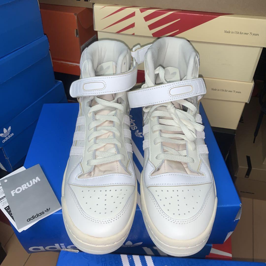 未使用 送料込 adidas FORUM 84 HIGH 白