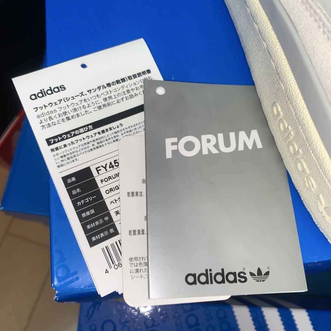 未使用 送料込 adidas FORUM 84 HIGH 白
