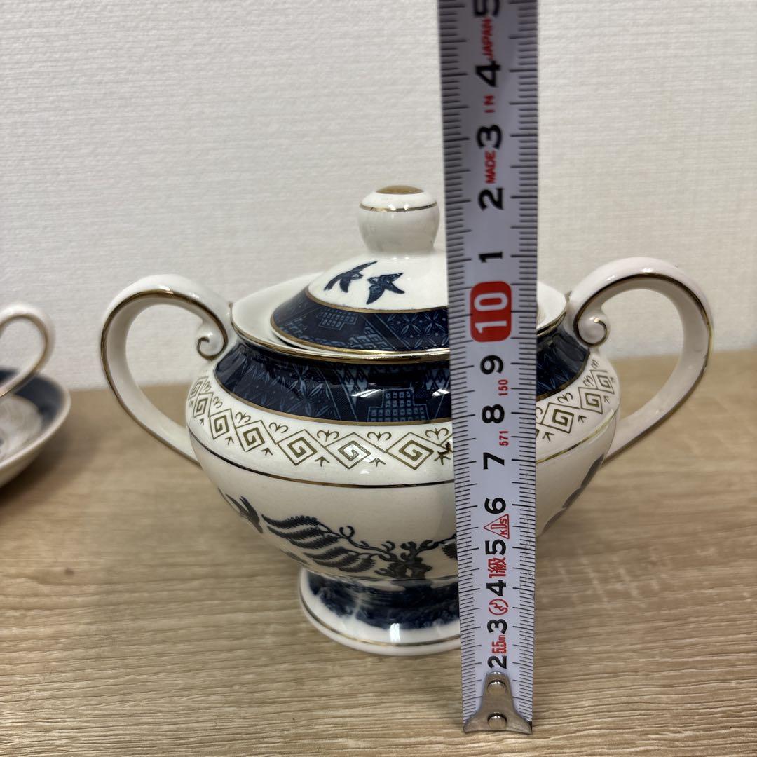 ニッコー　ダブルフェニックス　カップ　ソーサー　小皿　シュガーポット　セット