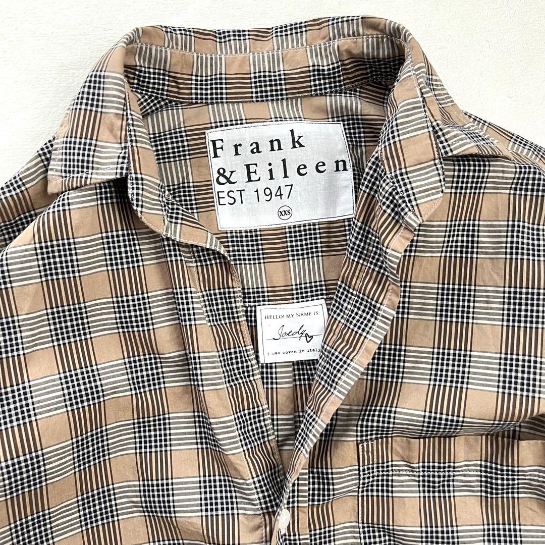 FRANK & EILEEN チェック スキッパーシャツ JOEDY XXS