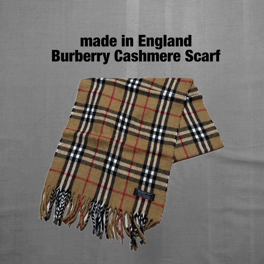 Burberrys バーバリー 100％カシミア ノヴァチェック マフラー