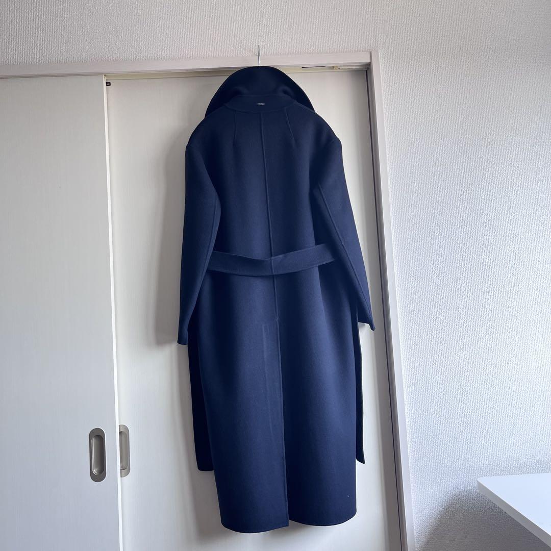 憧れの一級品‼️ロゴプレート付✨クチートアマーノ ロングコート マックスマーラ