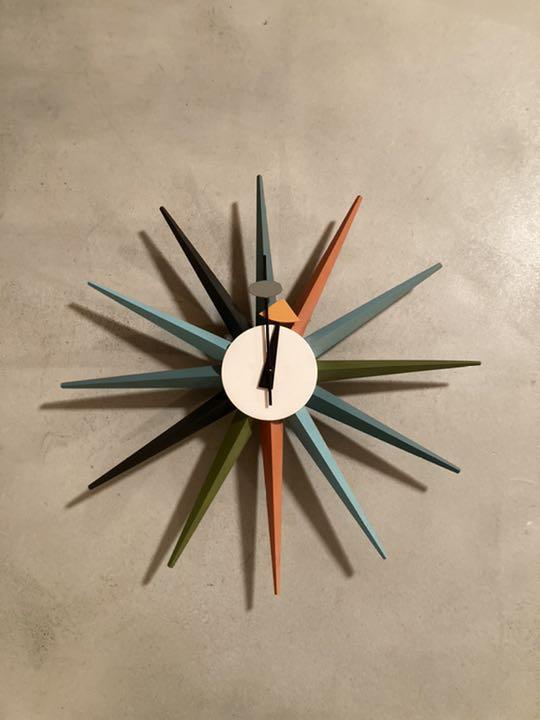 大注目 サンバーストクロック マルチカラー ネルソンクロック【正規品】 Vitra - 掛時計/柱時計 大注目 サンバーストクロック マルチカラー ネルソンクロック【正規品】 Vitra - 掛時計/柱時計