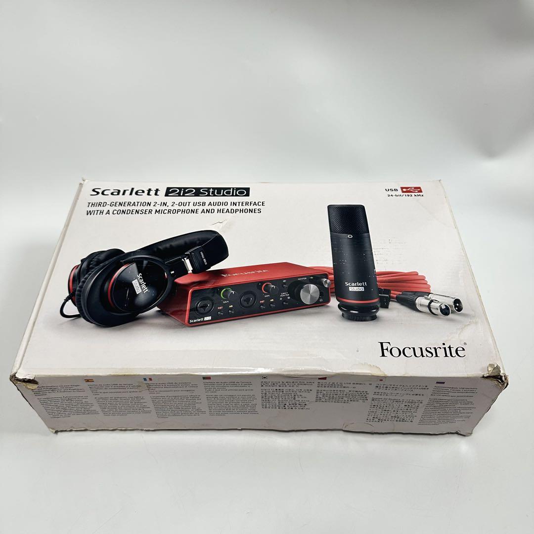 DTM・DAW Focusrite Scarlett 2i2 studio