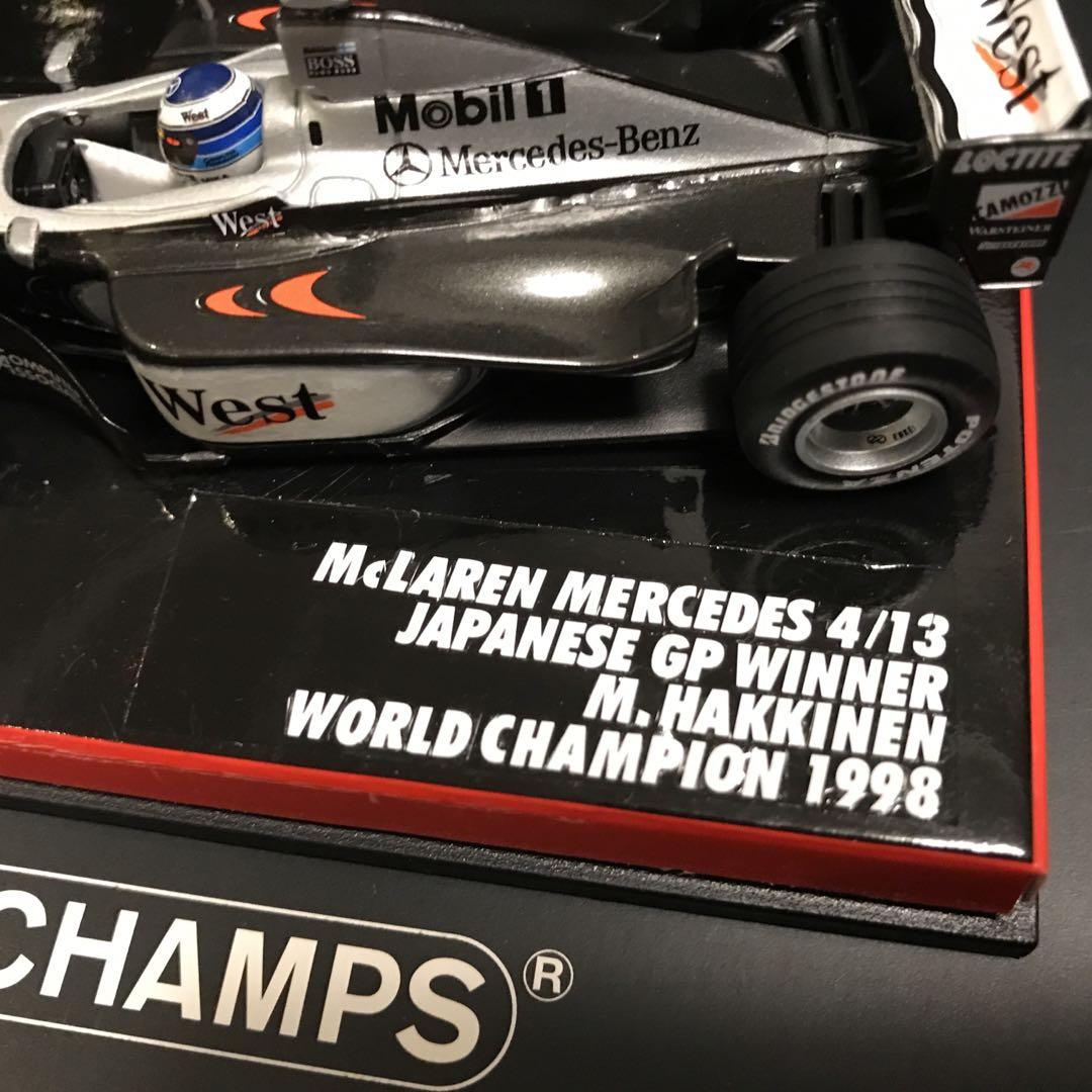 カスタム品 1/18マクラーレンMP4-13 MP4-14 ハッキネン　日本GP タバコ仕様 1/18 ミニチャンプス マクラーレンMP4/13 M.ハッキネン