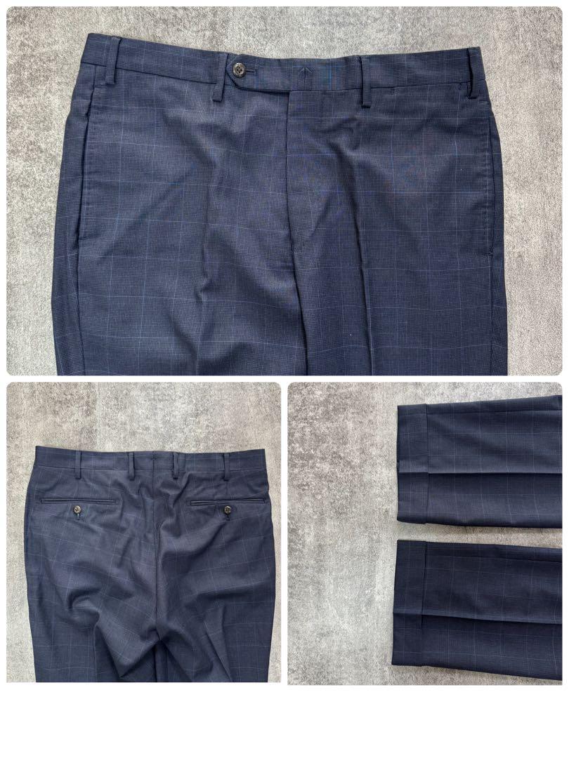 極美品!!BARNEYS NEWYORK ロロピアーナ スーツ ネイビー　2B