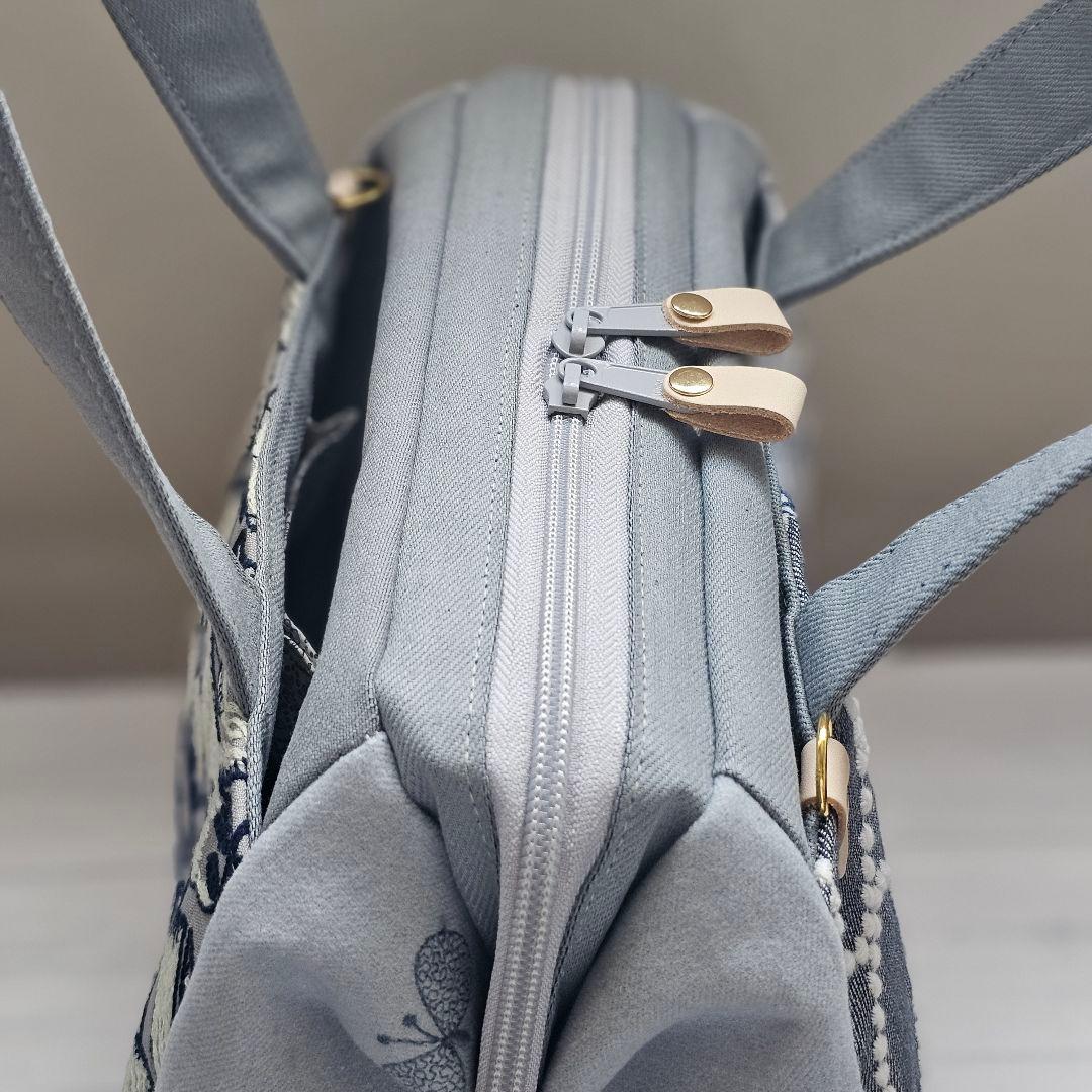 f.ぽってりボストンL フォローイングデイ ミナペルホネン 特別仕様現品1点のみ