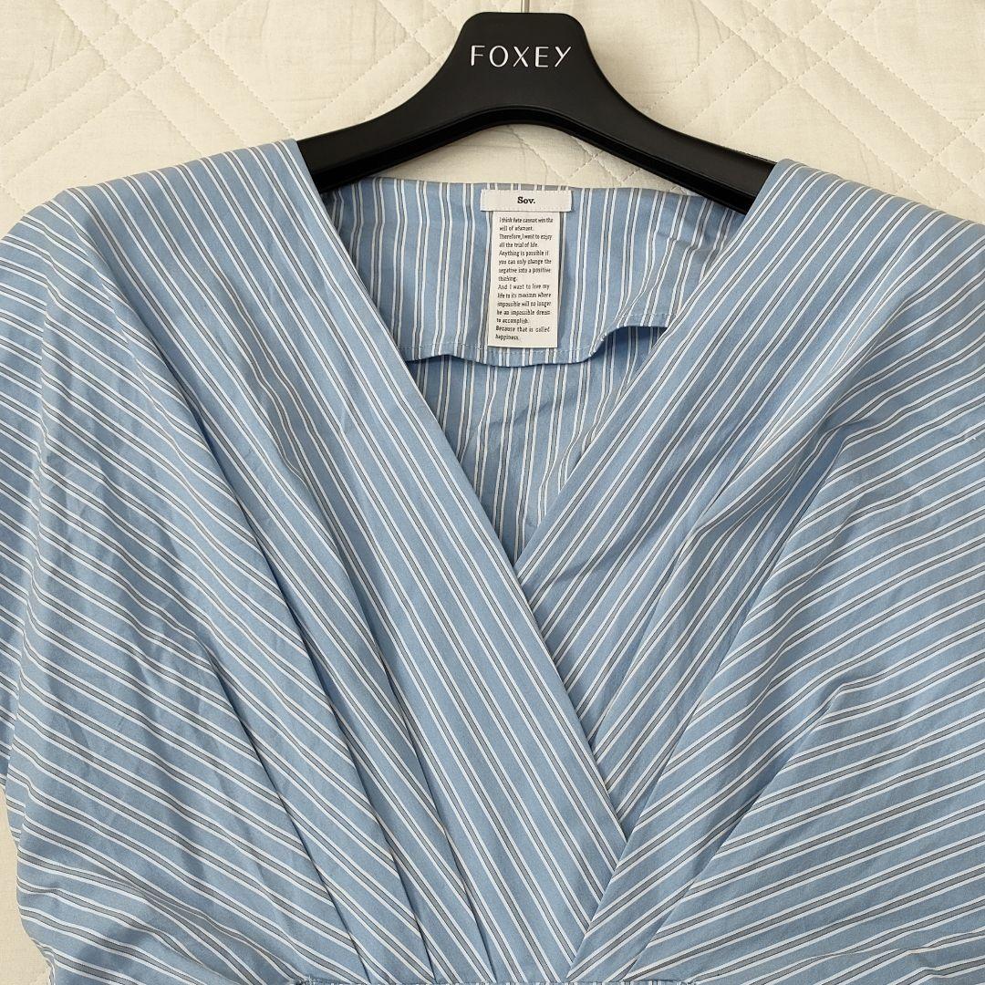 激安通販特集！ ロング丈 半袖 カシュクールワンピース 美品✨ソブ 36 メルカリ - ワンピース