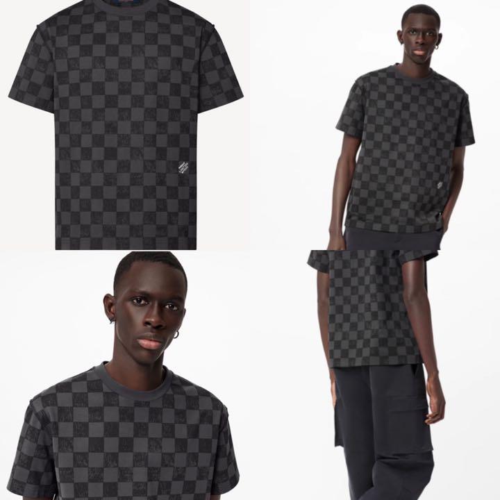 送料無料限定SALE 定価8.6万 新作21AW 未使用 再解釈ダミエ柄 Tシャツ サイズL xLvC7-m52277240210 特価大人気