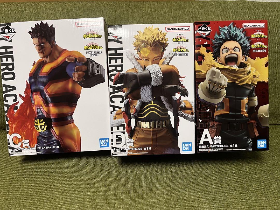 一番くじ 僕のヒーローアカデミア －紡ぐ力－　ACD賞　フィギュア3体セット